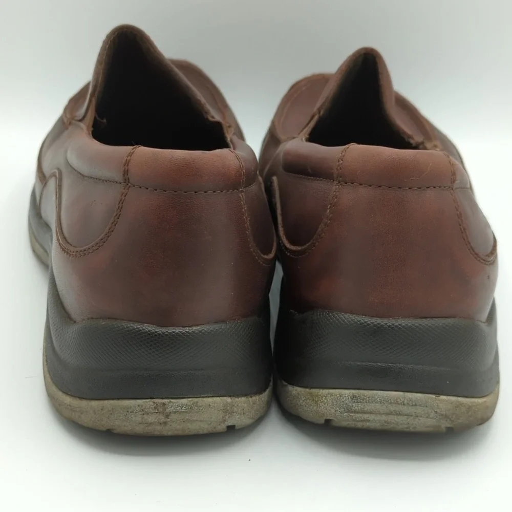 Dansko Men's Wayne Leather Slip Resistant Loafer Brown Size EU 46 US 12.5/13